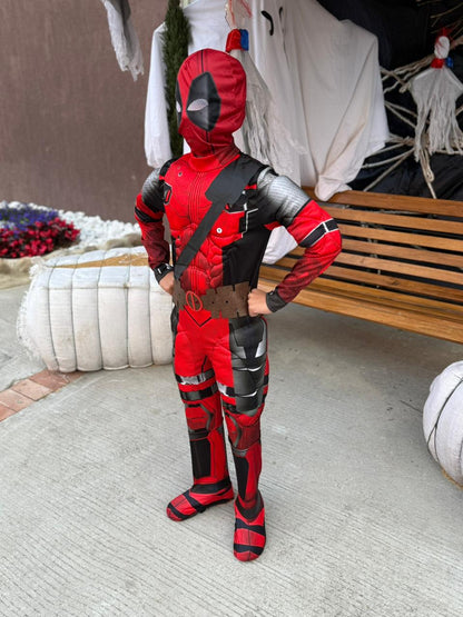 Disfraz Deadpool + Katanas Retractil