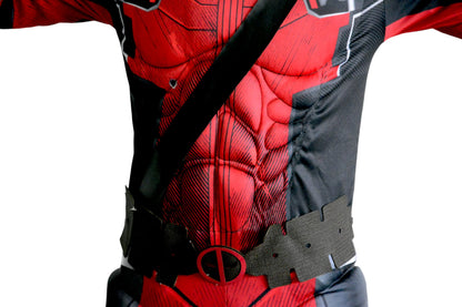 Disfraz Deadpool + Katanas Retractil